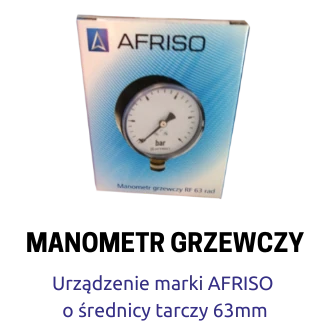 manometr grzewczy AFRISO piecekapi.pl